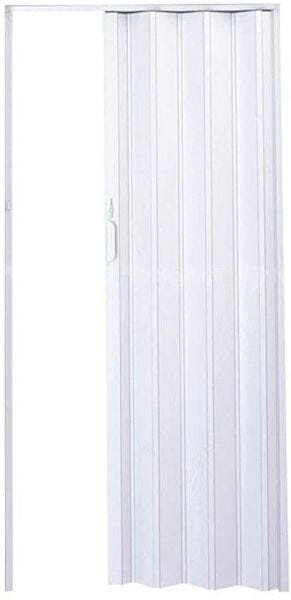 Porta Sanfonada PVC 210 x 72cm Branco Neve Plasflex