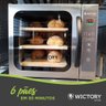 Forno de Convecção para Pães 3 Pedras Modelo Wcvp-335 Mini Turbo Com Vapor Wictory - 3