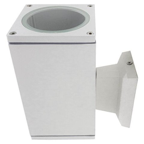 Arandela Are 1 Foco Facho Externa Metal Branca 16cm 1xE27 St1743