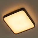 Ver imagem 3 de Plafon LED 12W Branco Quente Metal Acrílico Amadeirado 28cm St1937