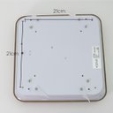 Ver imagem 7 de Plafon LED 12W Branco Quente Metal Acrílico Amadeirado 28cm St1937