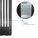 Ver imagem 7 de Porta Sanfonada de PVC Translucido 210cm x 84cm Plastporta Bcf Preto