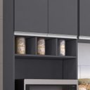 Ver imagem 4 de Cozinha Modulada Andréia 240 Cm com Tampo Cinza Ajl