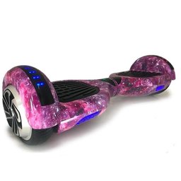 Hoverboard Skate Elétrico 6.5 Roxo Galáxia Led Bluetooth - 1