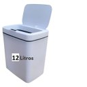 Ver imagem 4 de Lixeira Automática Banheiro Cozinha Sensor Inteligente 12L
