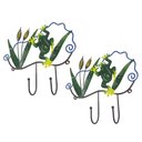 Ver imagem 6 de Gancho de Ferro Enfeite Porta Chapeu Bolsa Bone Sapo Decoraçao Pendura Kit 2 Unidades