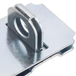 Dobradiça Porta Cadeado Fecho Trinco Zincado 9,5cm para Portão Gaveta Armário | Silvana | Kit 10 Un - 5