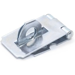 Dobradiça Porta Cadeado Fecho Trinco Zincado 9,5cm para Portão Gaveta Armário | Silvana | Kit 10 Un - 6