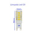Ver imagem 2 de Kit Lâmpadas Led G9 5w Luz Quente Amarelada 3000k Bivolt Arevo Iluminação 3 Lâmpadas