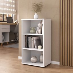 Estante Multiuso para Livros Baixa 2 Prateleiras Clean 81cmx45cm - 2
