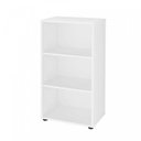 Ver imagem 5 de Estante de Livros 45CMX81CM Multiuso Baixa 2 Prateleiras Clean Branco Artany