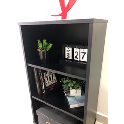 Estante de Livros 45cmx81cm Multiuso Baixa 2 Prateleiras - 8