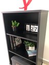Ver mais imagens de Estante de Livros 45CMX81CM Multiuso Baixa 2 Prateleiras Preto Artany