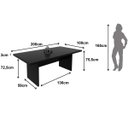 Ver imagem 3 de Mesa de Reunião para Escritório Grande Preto