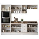 Ver imagem 4 de Cozinha Completa 5pçs Americana Branco/ebano C/ Tpo e Rodape