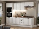 Ver imagem 2 de Cozinha Completa 5pçs Americana Branco/ebano C/ Tpo e Rodape
