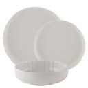 Ver imagem 1 de Aparelho de Jantar Radial em Porcelana Branca 18 Peças L'Hermitage