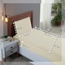 Ver imagem 3 de Kit Lençol Solteiro Infantil 100% Algodão Percal 300 Fios 2 Peças:palha