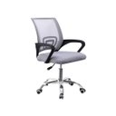 Ver imagem 1 de Cadeira Escritório Plus Cinza Giratória Regulável Home Office Computador