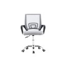 Ver imagem 3 de Cadeira Escritório Plus Cinza Giratória Regulável Home Office Computador