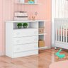 Cômoda 3 Gavetas com Nicho Sonho - Branco - Palladium Decor - 1