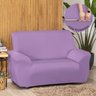 Capas de Sofá 2 Lugares com Fixador:lilás - 2