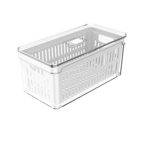 Organizador Clear Frech com Cesto 5l Natural Of350 ou