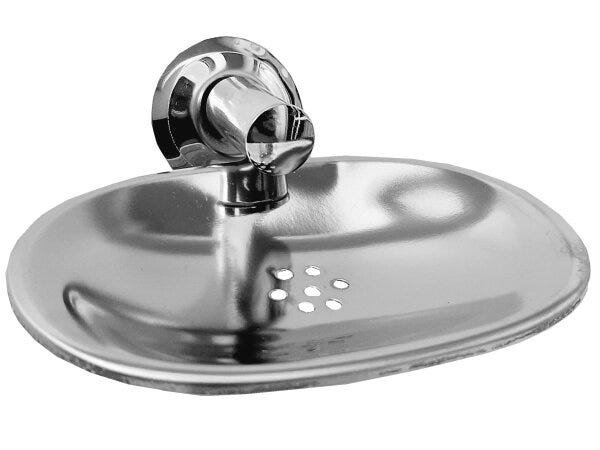 Kit Acessórios com Porta Shampoo Aço Inox 6 Peças para Banheiro - 2