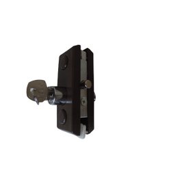 Kit 01 Porta De Pivotante Giro Em Vidro Temperado Marrom - 2