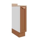 Ver imagem 2 de Balcão Porta Tempero Planejado 20cm com Tampo Arizona CabeCasa MadeiraOriginals Laranja/Terracota/Branco