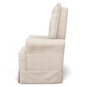 Ver imagem 5 de Kit 02 Poltronas de Amamentação e Descanso com Balanço Laís G05 Linho Creme - Mpozenato