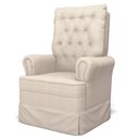 Ver mais imagens de Kit 02 Poltronas de Amamentação e Descanso com Balanço Laís G05 Linho Creme - Mpozenato