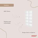 Ver imagem 7 de Estante Multiuso para Livros Alta 4 Prateleiras 188cmx90cm