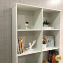 Ver mais imagens de Estante de Livros 90CMX188CM Multiuso Alta 4 Prateleiras Branco Artany