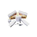 Ver imagem 1 de Kit 08 Porta Dupla Pivotante Giro de Vidro na Cor Branco