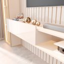 Ver imagem 7 de Painel Ripado para TV até 84 Polegadas com LED com Vidro Reflecta MDF 305cmx219cm Portas Vitoria Regia Yescasa