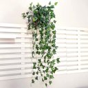 Ver imagem 1 de Arranjo Pendente de Hera Artificial em Vaso Aquário