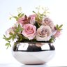 Arranjo de Rosas Artificiais em Vaso Rose Gold Carol - 1