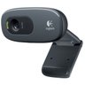 Webcam Logitech C270 HD 720P 3 Megapixels com Microfone Cor Chumbo e Preto - 2