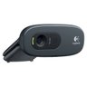 Webcam Logitech C270 HD 720P 3 Megapixels com Microfone Cor Chumbo e Preto - 1