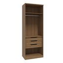 Ver imagem 2 de Guarda Roupa Modulado 02 Portas 03 Gavetas 245cm Setiba