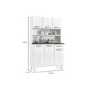 Ver imagem 7 de Cozinha Compacta Rubi Smart C/ 6 Portas e 1 Gaveta 105cm Branco - Telasul