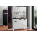 Ver imagem 1 de Cozinha Compacta Rubi Smart C/ 6 Portas e 1 Gaveta 105cm Branco - Telasul