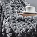 Ver imagem 3 de Cobertor Comfy Queen Manta Ultrasoft Alto Relevo Super Macia - Gris - Cinza