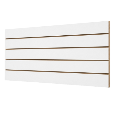 Painel Canaletado MDF 120x60 para Loja de Roupas Acessórios - Branco