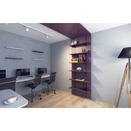 30 Suportes Para Trilho Cremalheira Prateleira 50cm COR:PRETO - 4