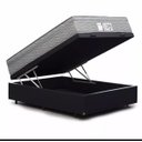 Ver imagem 1 de Cama Box com Baú Casal + Colchão de Molas Ensacadas - Probel - Evolution 138cm - Branco