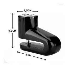 Cadeado Trava Disco Freio Moto Anti Furto Roubo Universal - 4