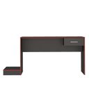 Ver imagem 6 de Conjunto de Escritório 2 Peças 1 Mesa Gamer com LED 1 Estante 5 Prateleiras Multy Preto