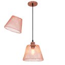 Ver imagem 1 de Lustre Cupula Pendente Abajur Metal Aramado Decoraçao Quarto Sala Casa Bar Copa Teto Lampada Luz Ilu
